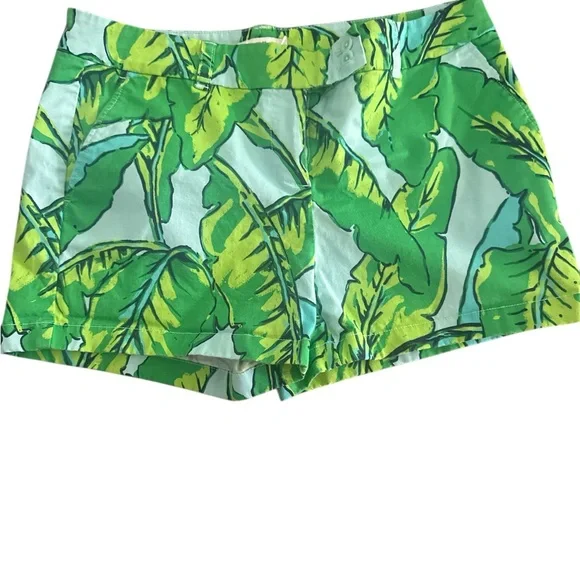 Vineyard Vines Green and Blue Women's Shorts - Picture 3 of 3